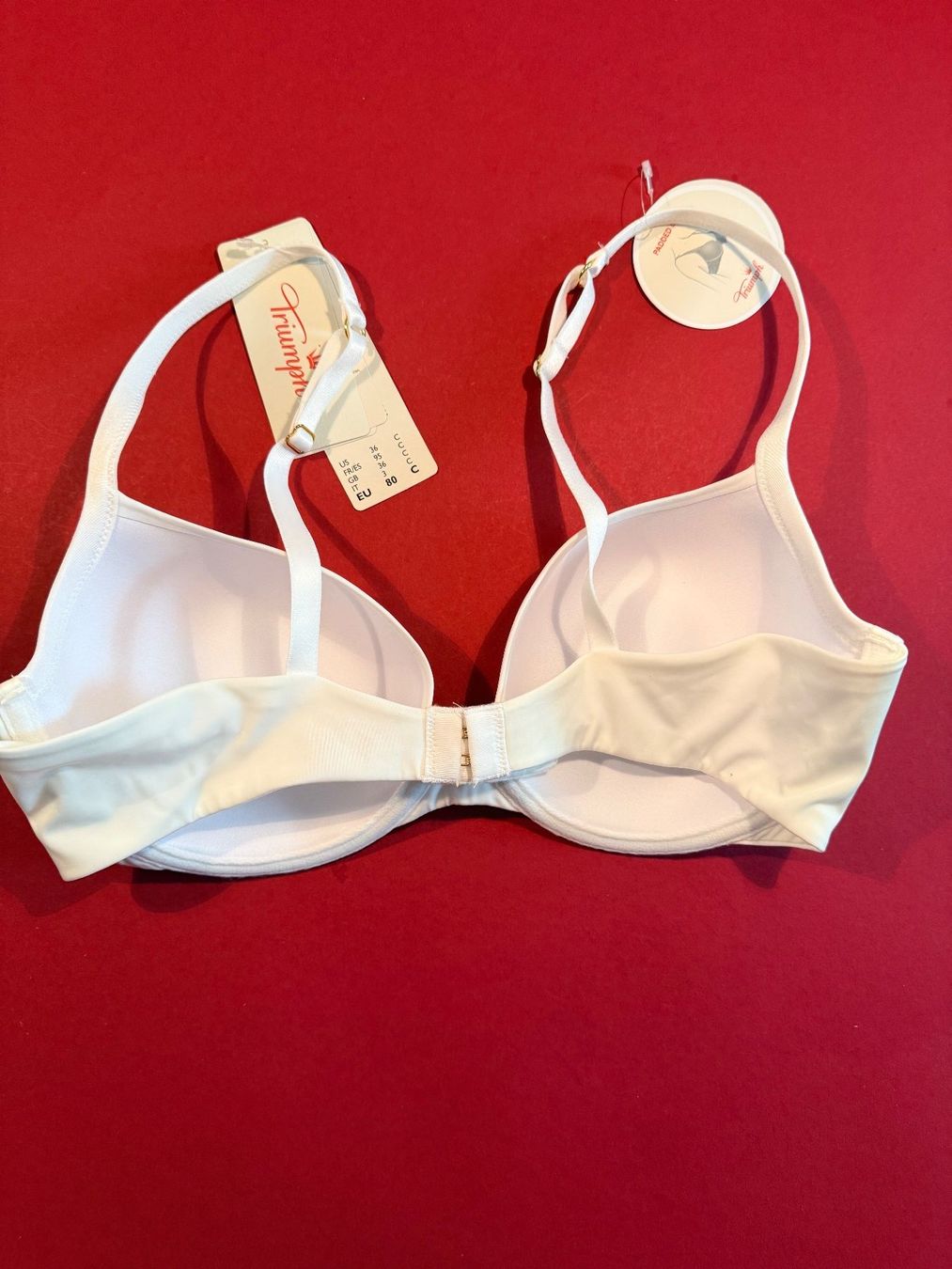Triumph Altra biancheria intima: TRIUMPH, BH BODY MAKE-UP ESSENTIALS, Grösse 80C, Farbe Weiss – Nuovo e nell'imballaggio originale da Rudolfstetten venduto da gst_g7xl 6