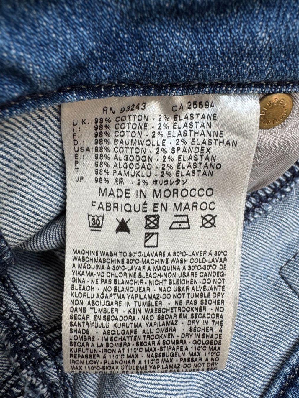 Diesel Röcke: Damen Minijupe DIESEL, Gr. 25 – Gebraucht aus Siebnen von Trans-Am 3