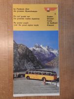Postauto Schweiz Alpenstrassen Karte Susten Grimsel Furka...