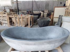 Badewanne Terrazzo Stein Freistehende Bad Wanne Badewannen