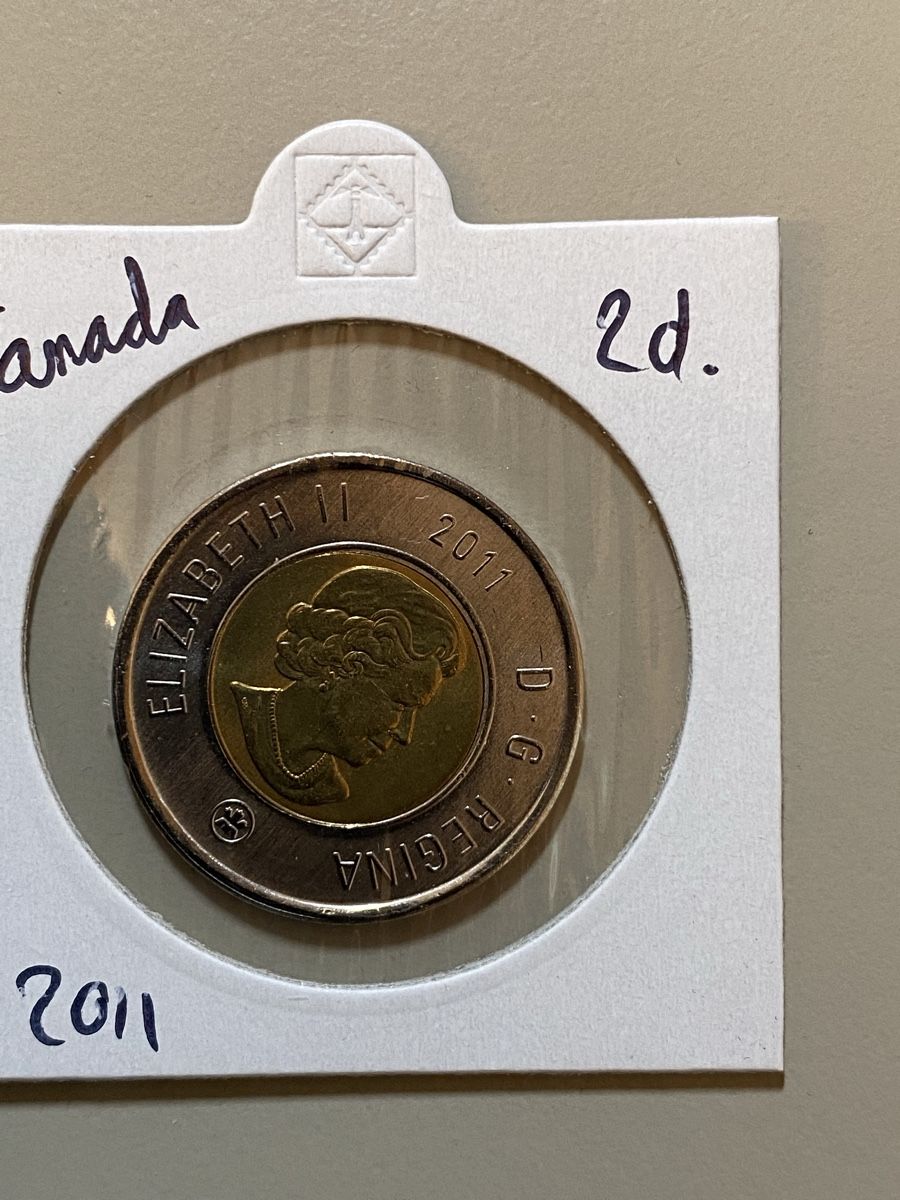 Alle Münzen: Canada - 2 dollars - 2011 – Gebraucht aus Payerne von Mike1682