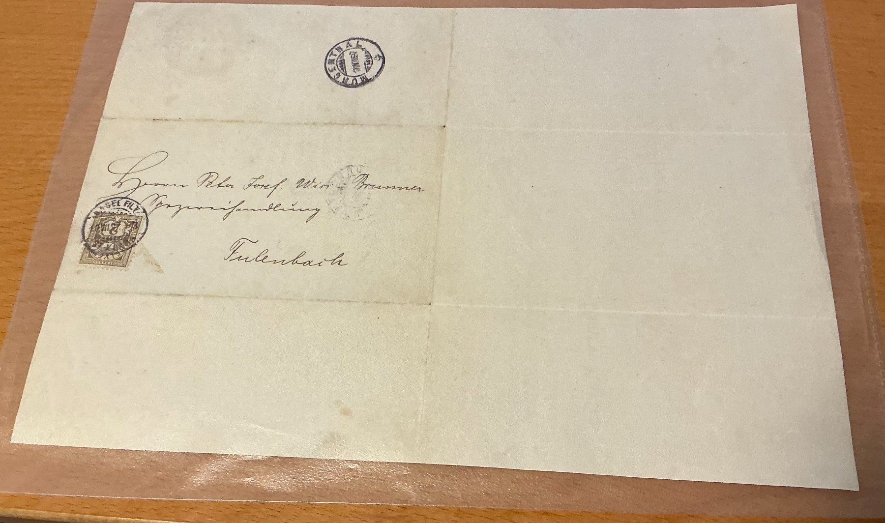 Alle Briefmarken: 1 Brief – Gebraucht aus Koblenz von Markenhimmel
