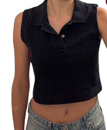 Cooles Polo by Ralph Lauren Top, Grösse L, Dunkelblau!
