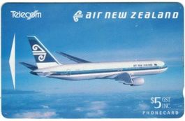 Telefonkarte Neuseeland NZ-A-151 Flugzeug Boeing 767-300