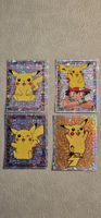 4 Pokémon Sticker Merlin 1999 Pikachu Glitzer Set