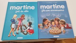 Martine fait du vélo et  fête son anniversaire