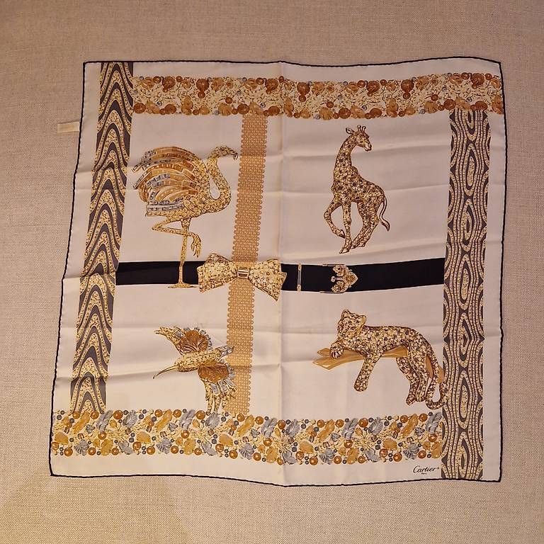 Foulards, Tücher & Schals: Cartier - carré soie 67x67cm – Gebraucht aus Lausanne von fclaus-2009