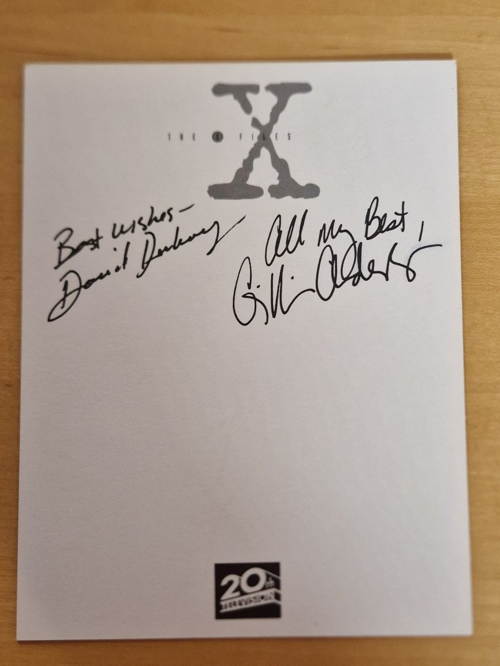 Autogramme: Gillian Anderson, David Duchovny, Original Autogramme – Gebraucht aus Salmsach von aacs65 1