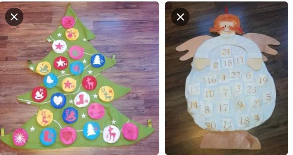Calendari: Adventskalender  Weihnachtsbaum und Engel – Usato da Unterbäch VS venduto da Nifadi