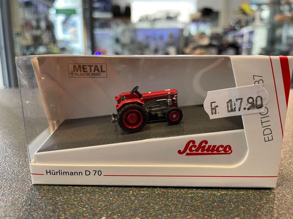 schuco-1-87-h0-traktor-h-rlimann-d70-neu-gem-ss-beschreibung-in