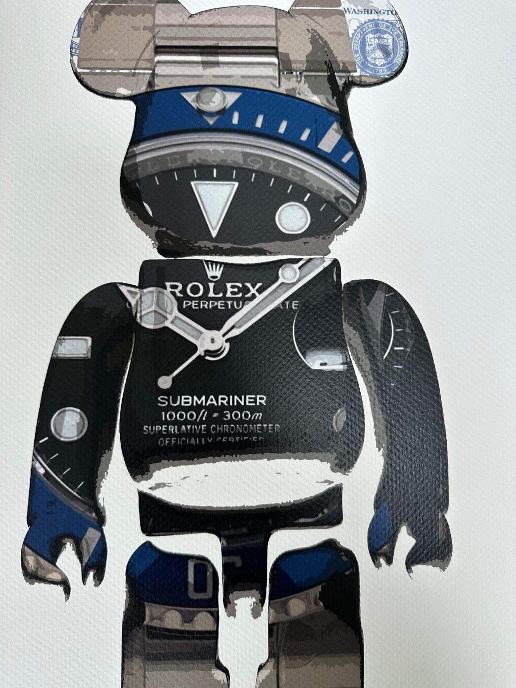 Grafica & Litografie: Death: Rolex Bearbrick, POP Art, signiert – Nuovo (secondo la descrizione) da Meilen venduto da Smgdesign 5