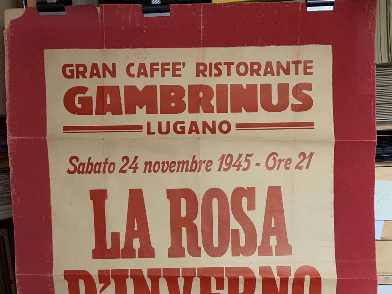 Foto & Immagini: Ticino - Lugano - "Gambrinus" - 1945 – Usato da Sorengo venduto da 74in 1