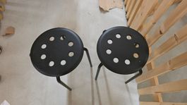 2 x IKEA Hocker, Modell Marius, schwarz, Top Zustand!