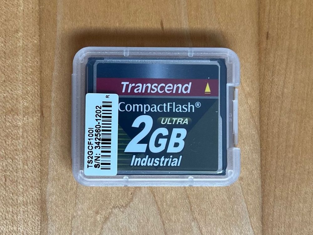 Transcend CompactFlash 2GB Industrial (Neu und originalverpackt) in ...