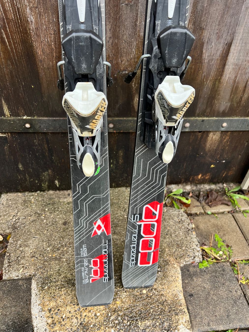 Ski Völkl Code Speedwall 185 Cm + Fixations Marker 12 – Ex-location, Révisés