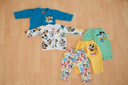 NEU 5-teiliges Babykleider Disney Set Gr. 68 - Micky Maus