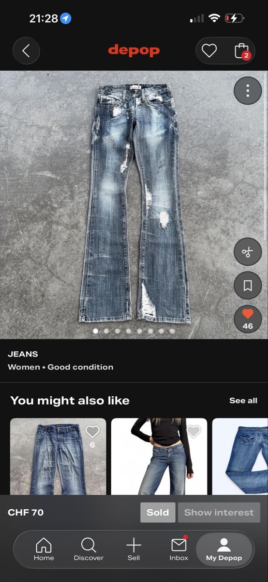 Jeans: Y2K low waisted jeans  – Gebraucht aus uerikon von SITRRY4 8