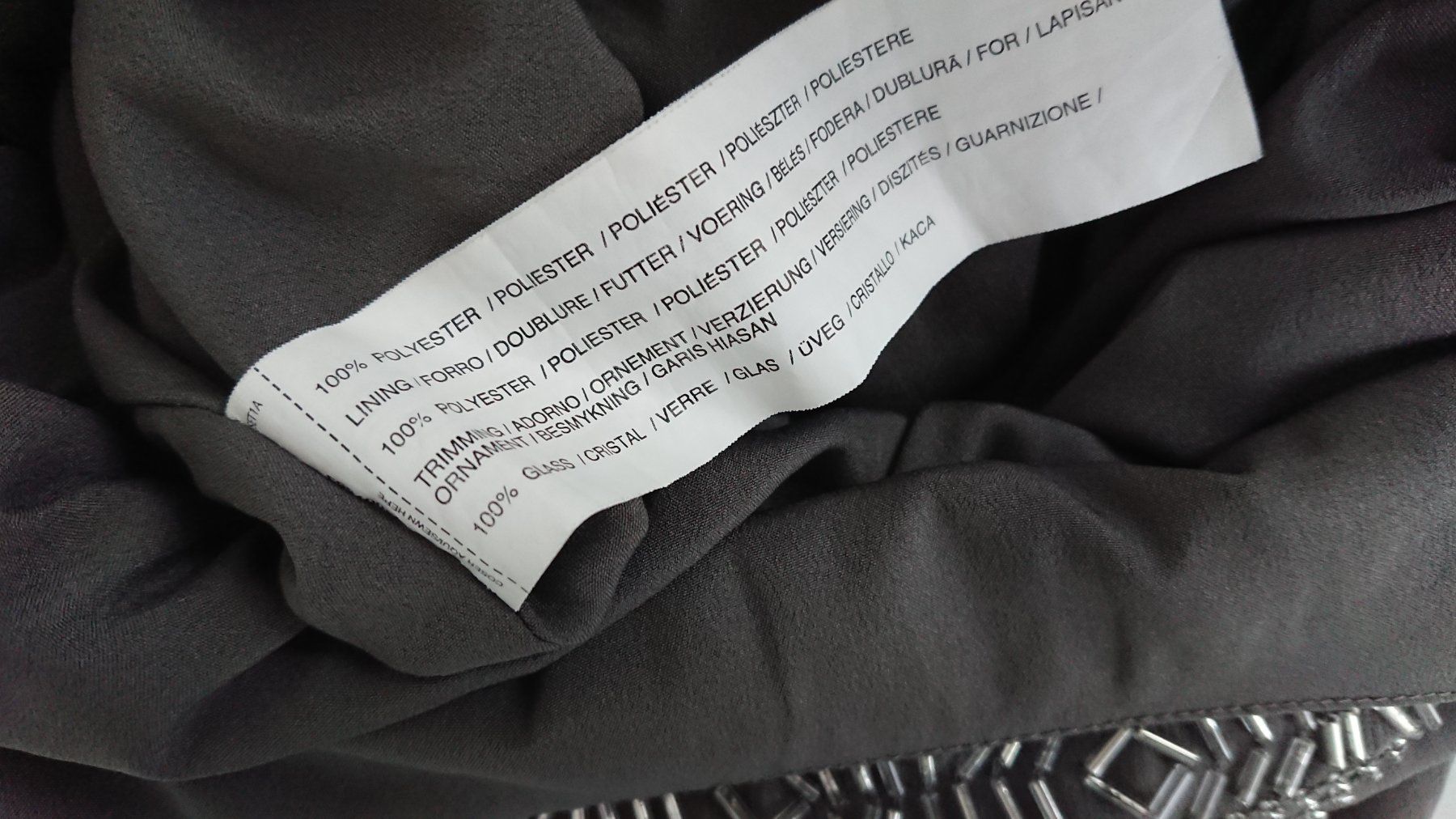 Mango Vestiti: Damen Kleid Mango Gr. XS Grau 100% Polyester – Usato da Hallau venduto da CHACLA 3