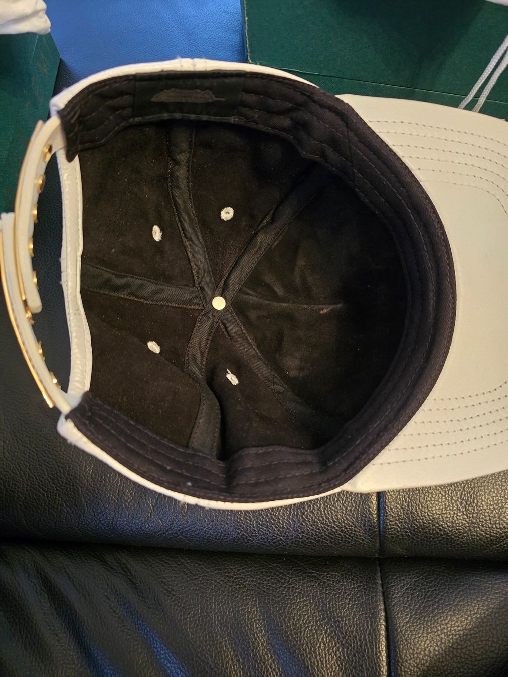 Copricapi, berretti & cappellini: Buscemi leather baseball cap – Nuovo (secondo la descrizione) da Grenchen venduto da Lucifero17 3