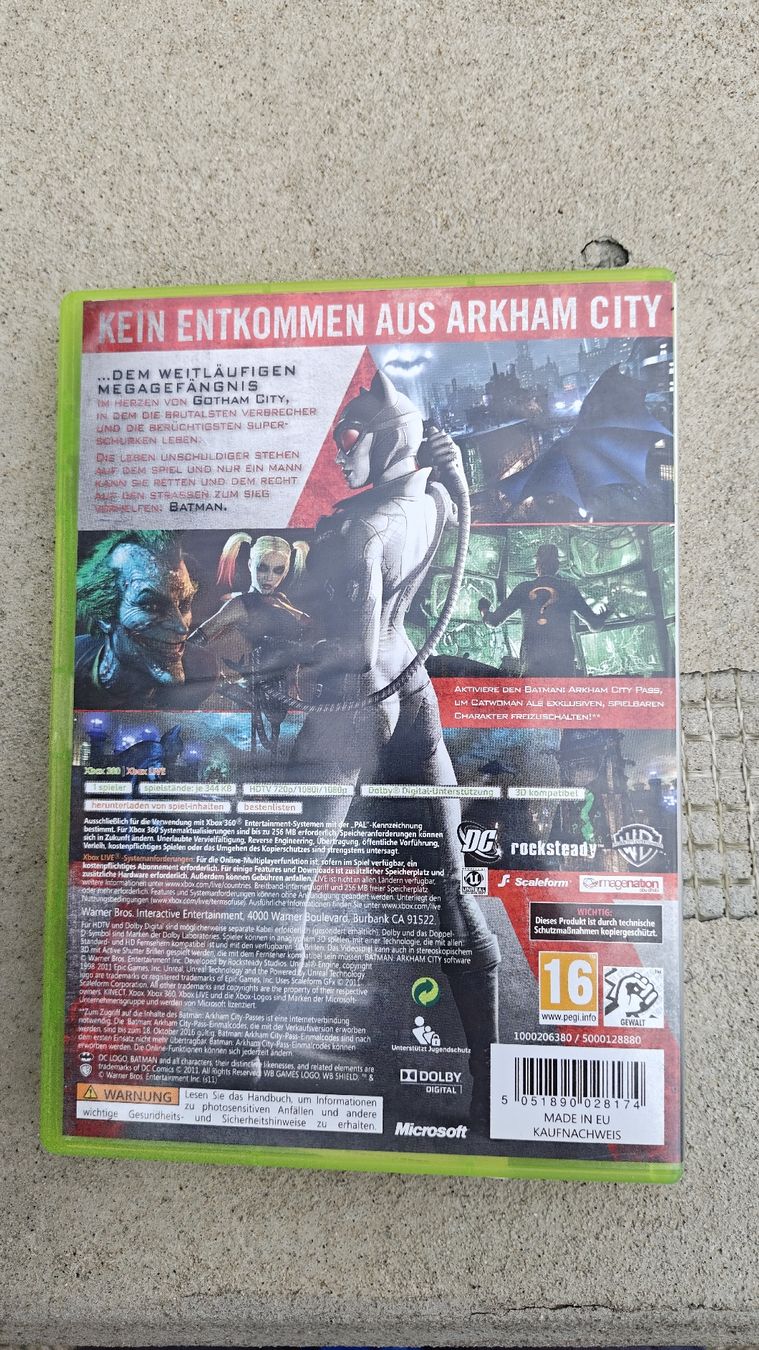 Spiele: Batman Arkham City Xbox 360 – Gebraucht aus Montagnola von mattbert86 1