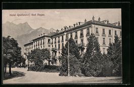 AK Bad Ragaz, Hotel Quellenhof, 1912