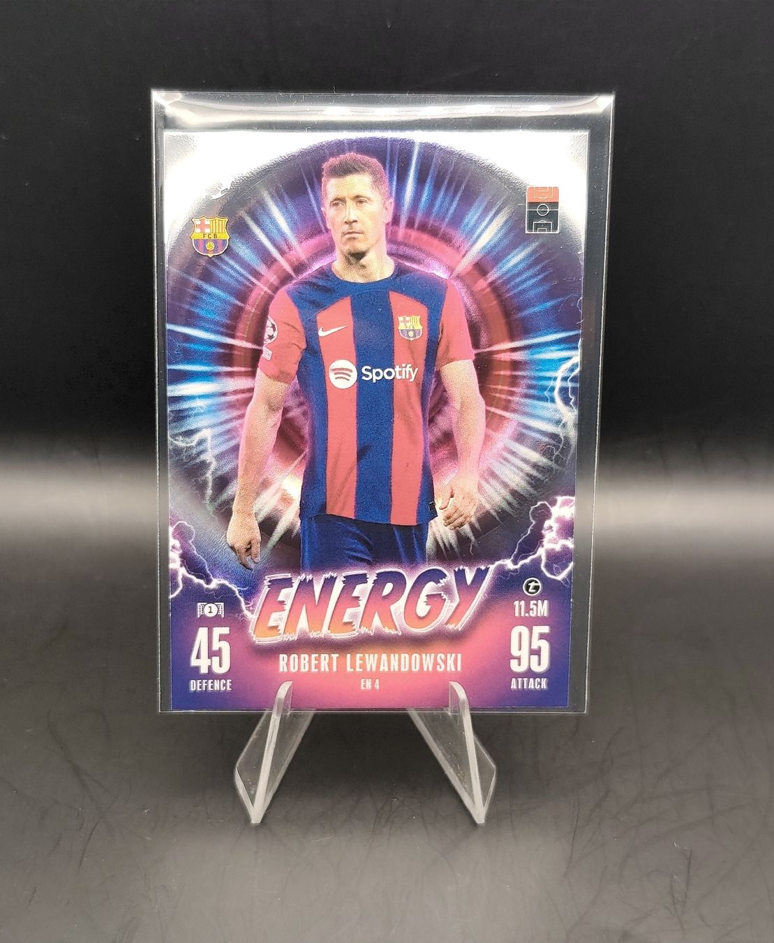 Topps Carte collezionabili: Robert Lewandowski - Topps Match Attax Energy Insert Rar – Usato da Ostermundigen venduto da DaCards