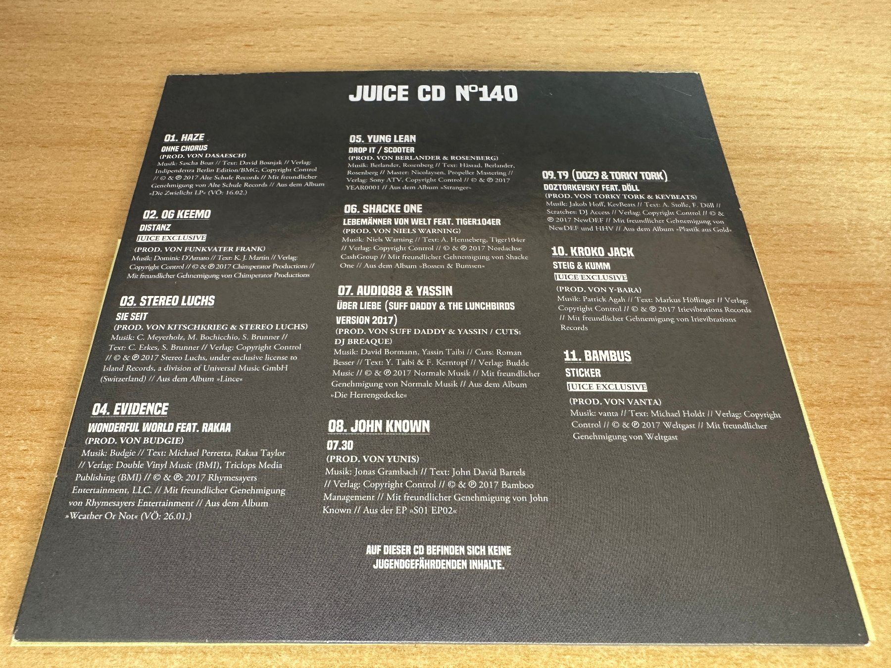 CD: Various – Juice CD No. 140 – Usato da Rikon im Tösstal venduto da Alpenmutz 1