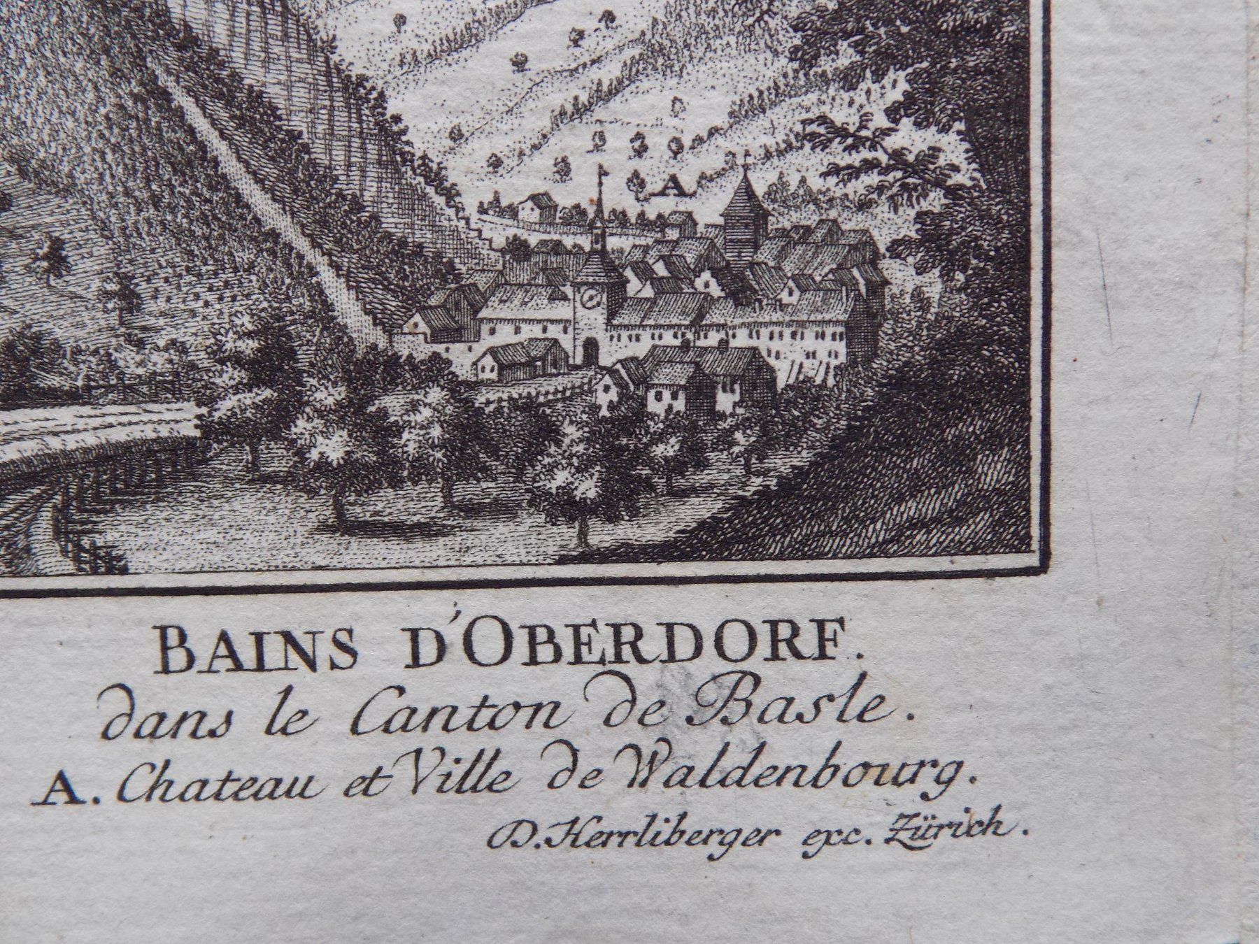 Incisioni: Oberdorfer Bad Waldenburg – Usato da Risch venduto da Rischli15 9