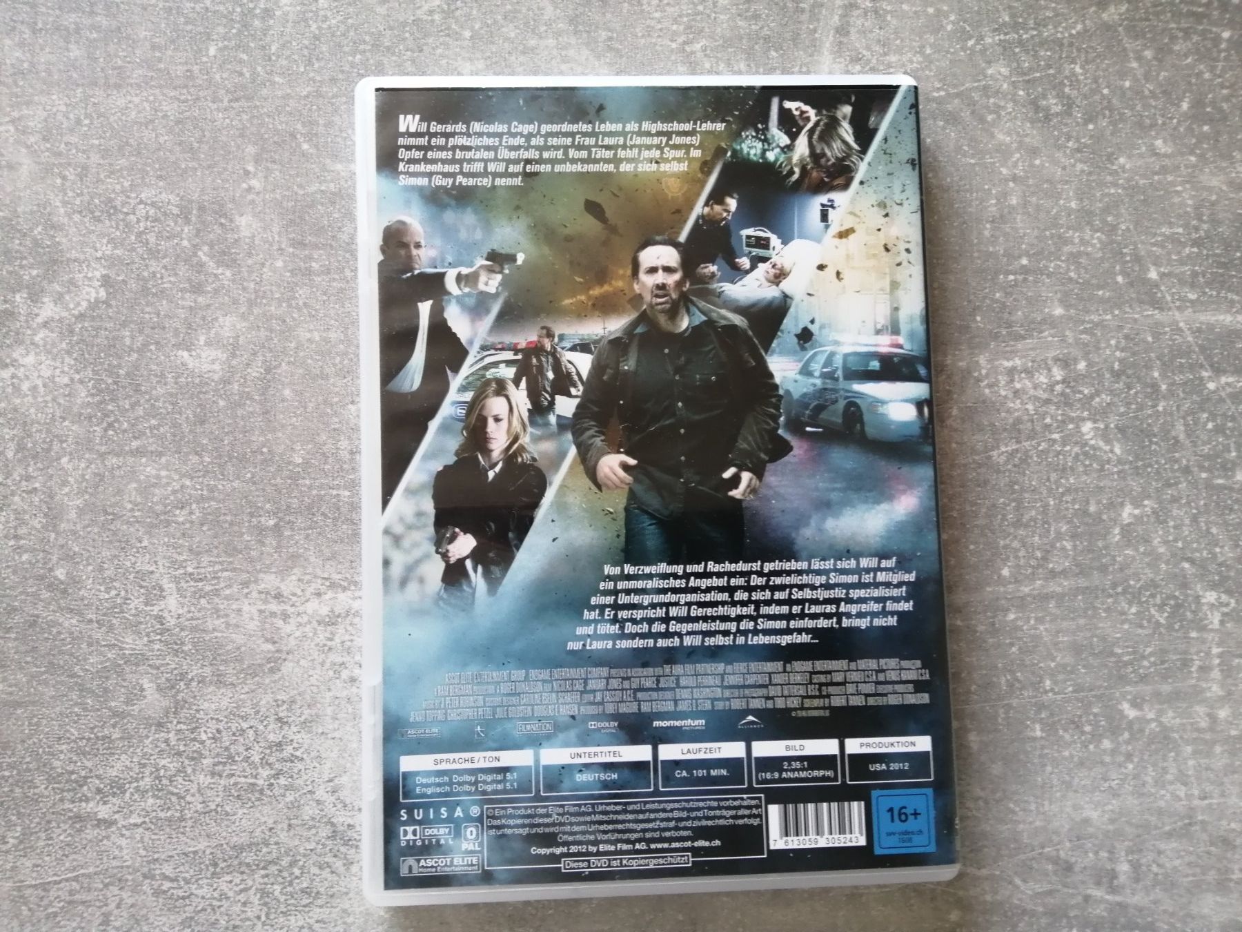 Alle DVDs: DVD: Justice Pakt der Rache - Nicolas Cage – Neu (gemäss Beschreibung) aus Altstätten SG von tollesauswolle 1