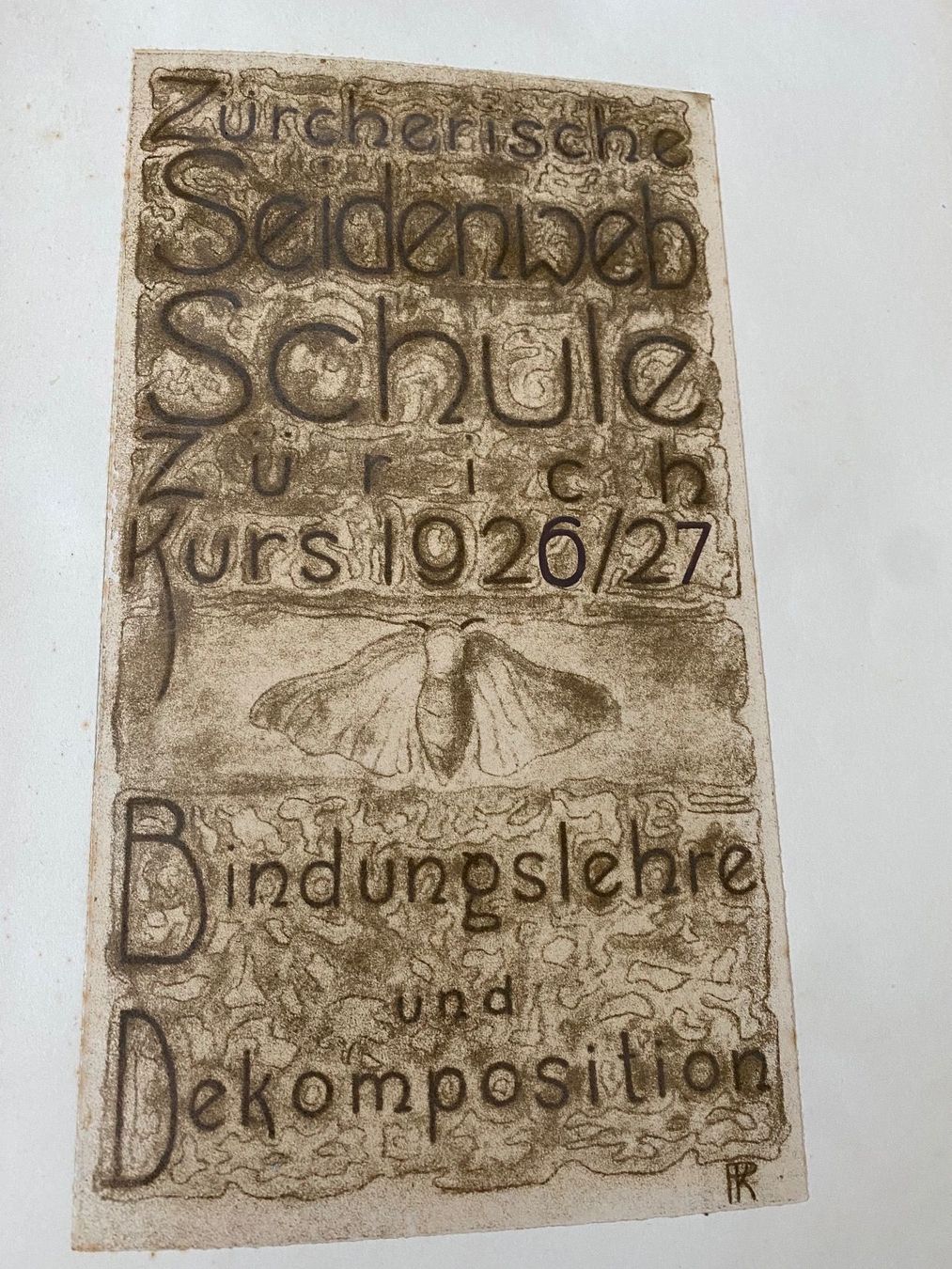 Libri: Handgeschriebenes Lehrbuch der Seidenwebschule 1926 – Usato da Zürich venduto da 2013tg