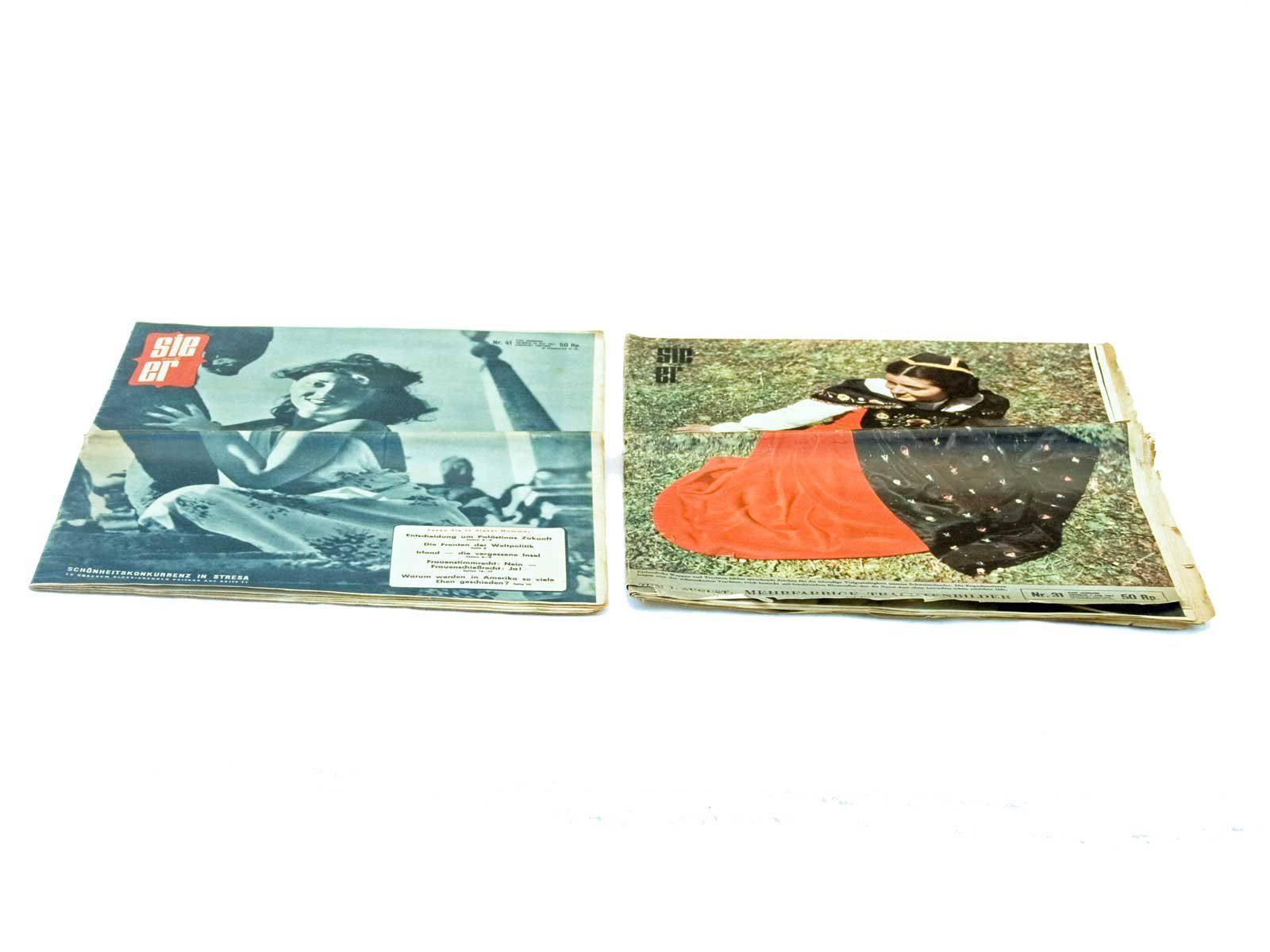 Zeitschriften & Magazine: 2x seltene Illustrierte "Sie und Er" 1947 – Gebraucht aus Hosenruck von Musikmamsell