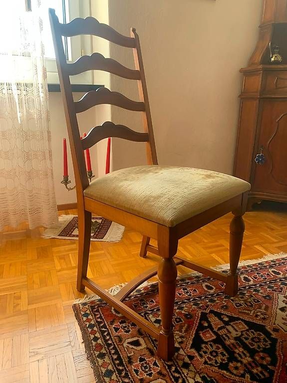 Tische: Tavolo con 4 sedie  – Gebraucht aus Villa Luganese von Stefor_7 1