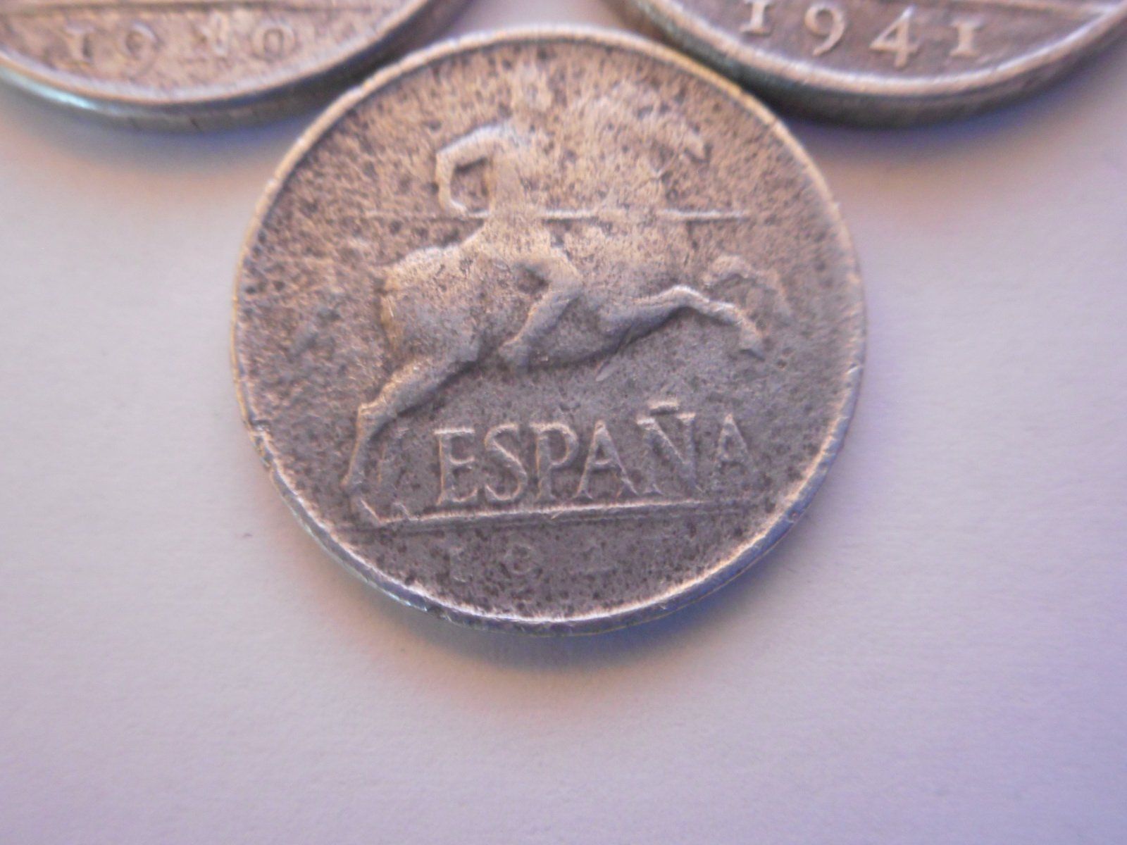 Tutti le monete: Spanien Münzen 1940/1941  alt – Usato da Kriegstetten venduto da pizlad2010 2