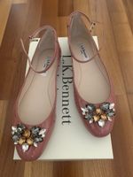 L.K. Bennett Flats - Pink Patent Leather - UK 5 / EU 38