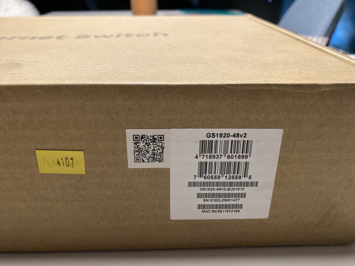 Zyxel Hubs & Switches: Ethernet Switch Zyxel GS1920-48v2 – Neuf (Voir description) à Eschen par Sidhe 2