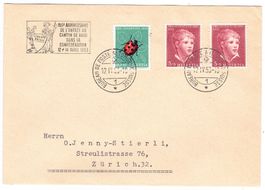 lettre cachet BPA A611 pour Zürich le 12.IV.53