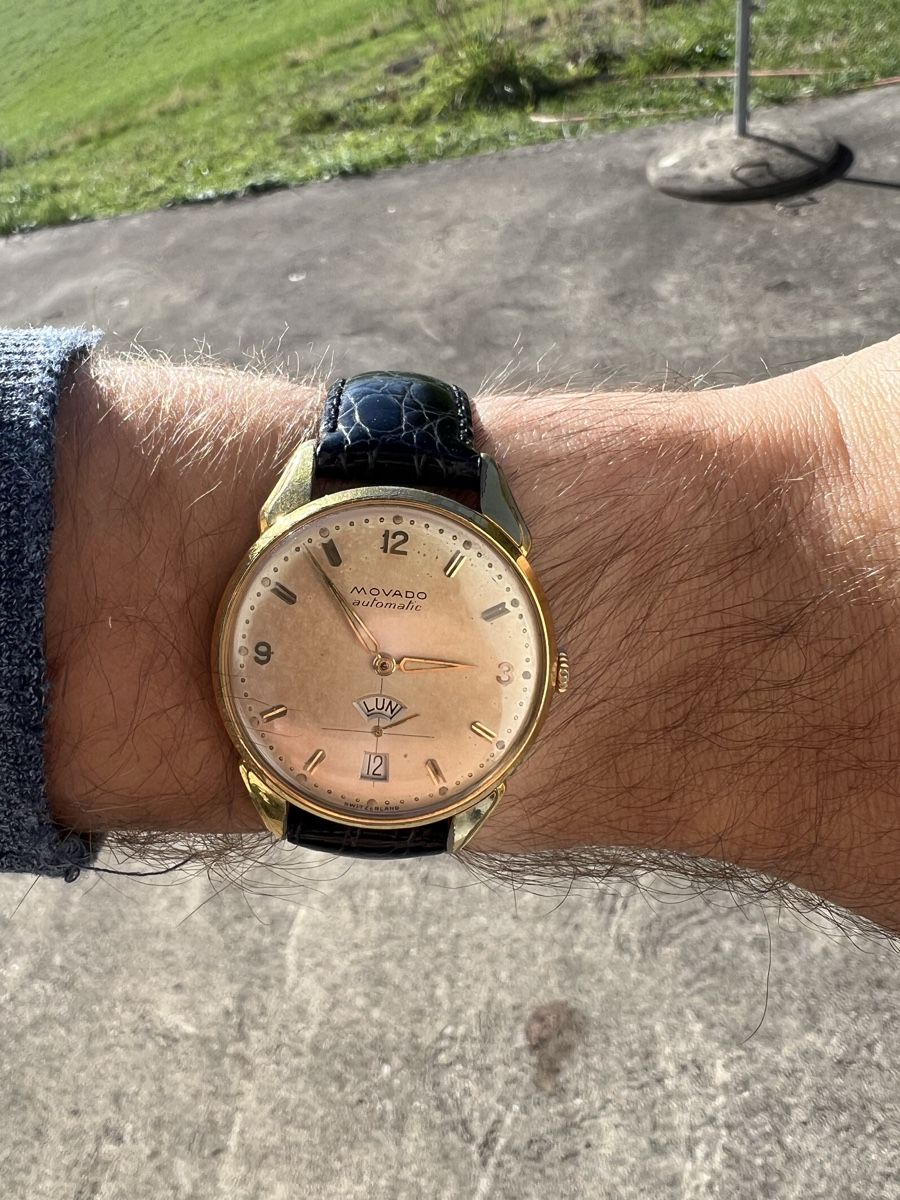 Movado Orologi: Movado Automatic Day Date vintage watch  – Usato da Theilingen venduto da AcieraF3