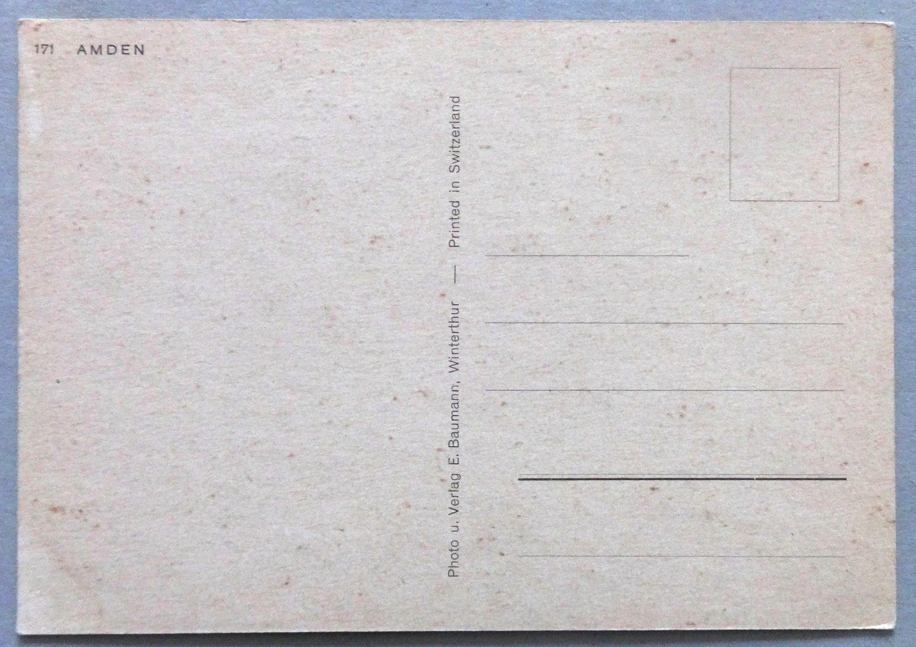 Cartes postales: Amden – D'occasion à Fétigny par Billy2miny 1