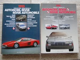 Automobil Revue Kataloge 1985 + 1986