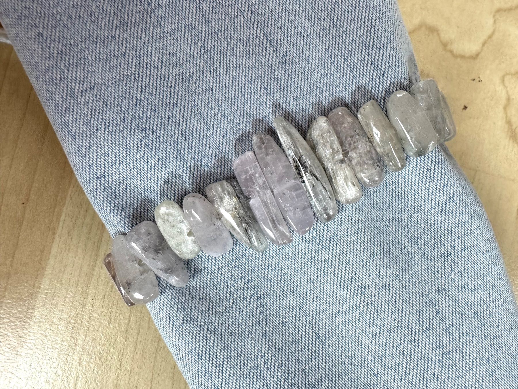 Bracelets: Kunzite  Armband.   elast    TOP!!!    exclusiv   modern – Neuf avec emballage d'origine à Leuggern par gemshow 3