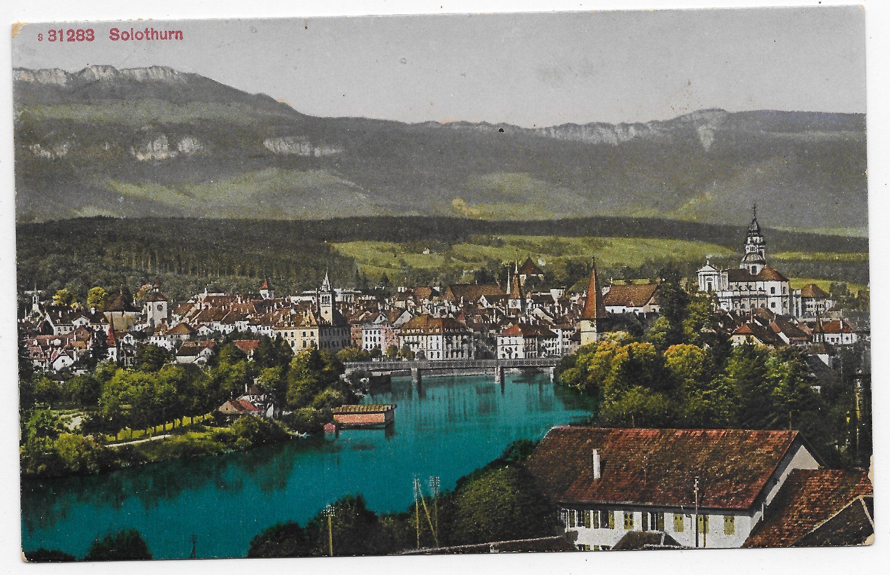 Ansichtskarten: Solothurn um 1919 – Gebraucht aus Hefenhofen von Richsalz