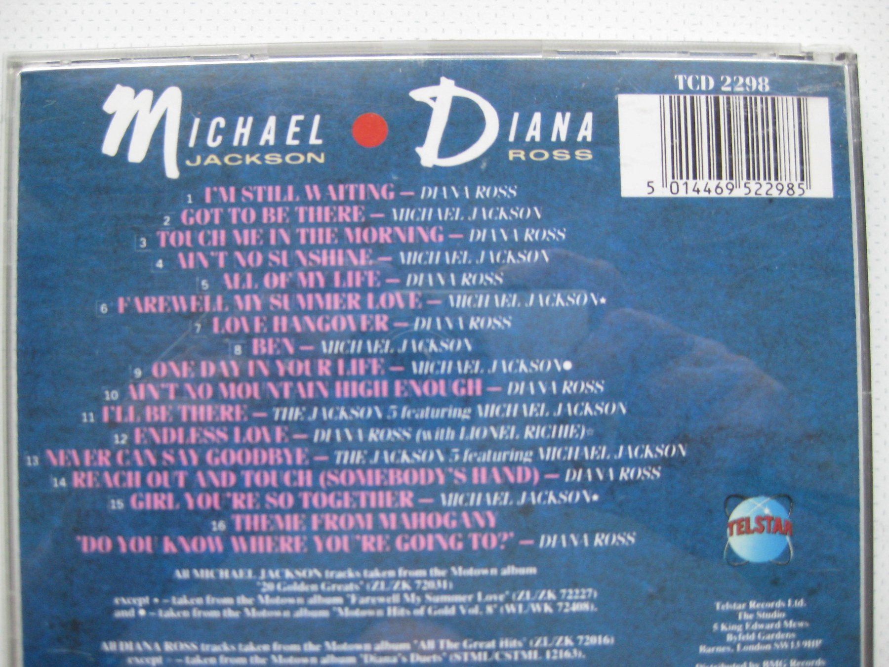 CDs: Michael Jackson - Diana Ross - love songs – Gebraucht aus Wettingen von  1