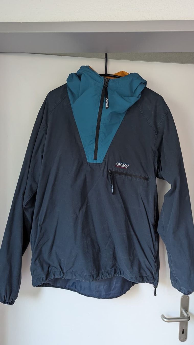 Palace Giacche: Palace Technical Half Zip Anorak Jacket Navy/Teal Size M – Usato da Therwil venduto da Fabian_D