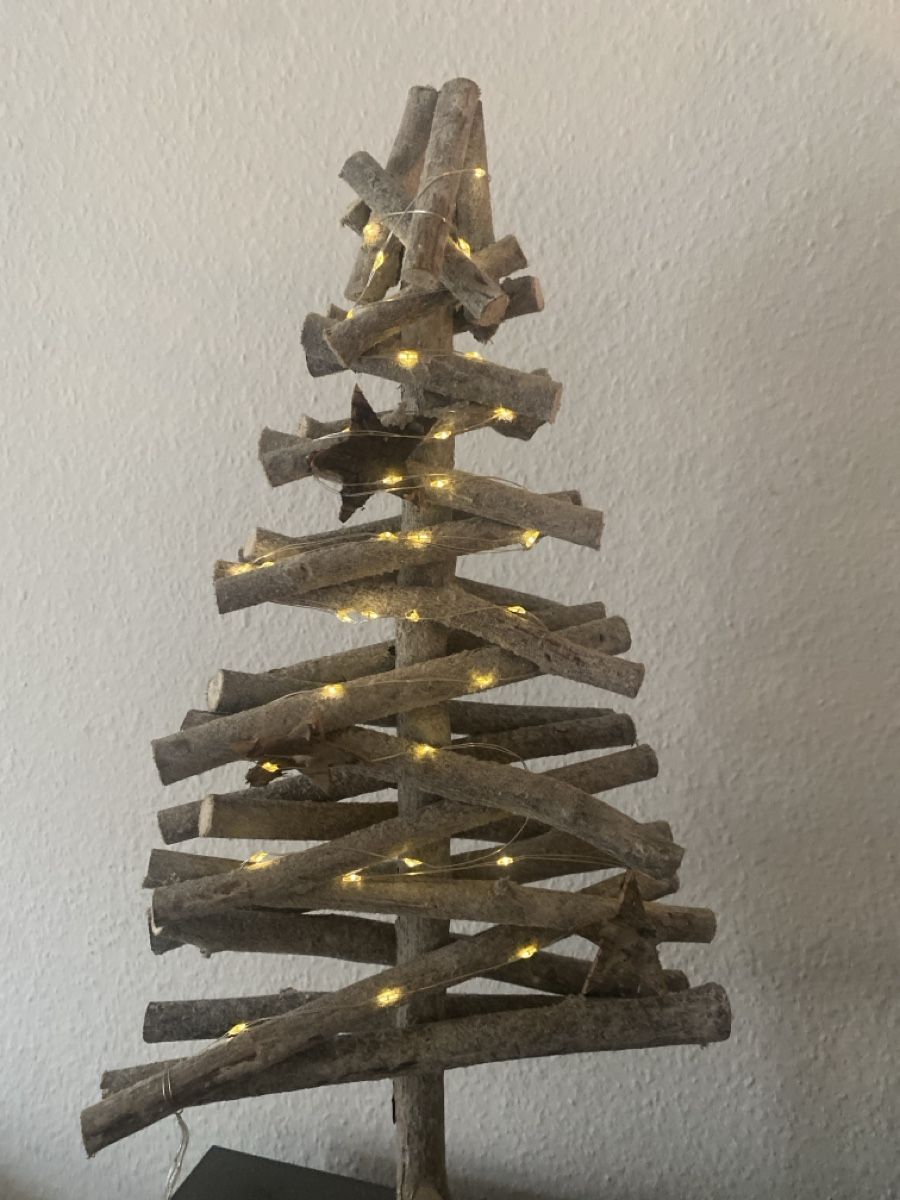 Tutte le decorazioni: Winterdeko- Holzbäumchen mit Licht - Winterdeko Set – Nuovo (secondo la descrizione) da Bern venduto da YanickZ 1