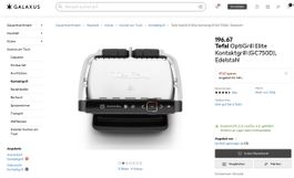 Tefal OptiGrill Elite GC750D - nur 5x gebraucht - neuwertig