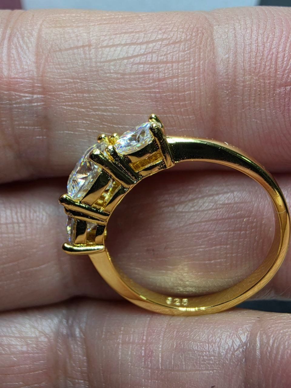 Anelli: Bague argent avec diamants de moissanite de 2 ct certifiés – Nuovo e nell'imballaggio originale da Reconvilier venduto da Tsma67 7
