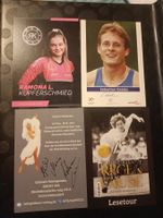 Sport  - 4 signierte Autogrammkarten - Set