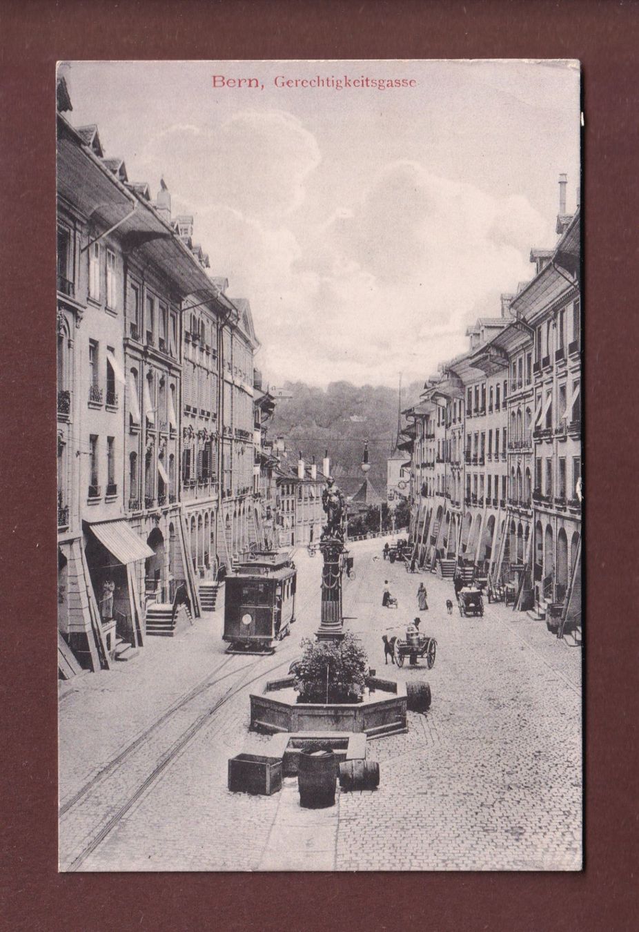 Cartoline postali: BERN - Gerechtigkeitsgasse - Tram – Usato da Pully venduto da nicecards-shop