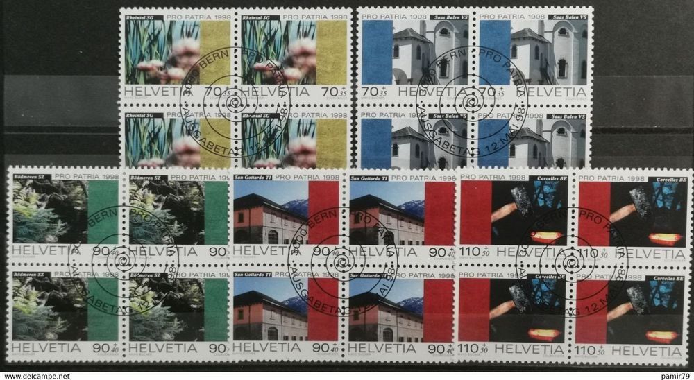Tutti i francobolli: PPB19989 - Pro Patria 1998 B4 obl. – Usato da Trélex venduto da Phil_Albert