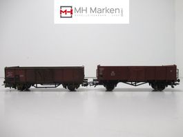 Piko 2er Set offene Güterwagen SBB CFF FFS/DB ohne OVP DC H0